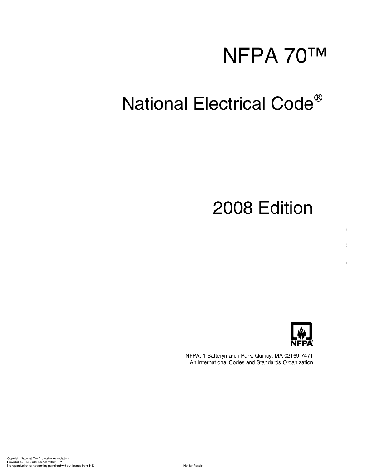 NFPA70-2008 National electrical code-图一