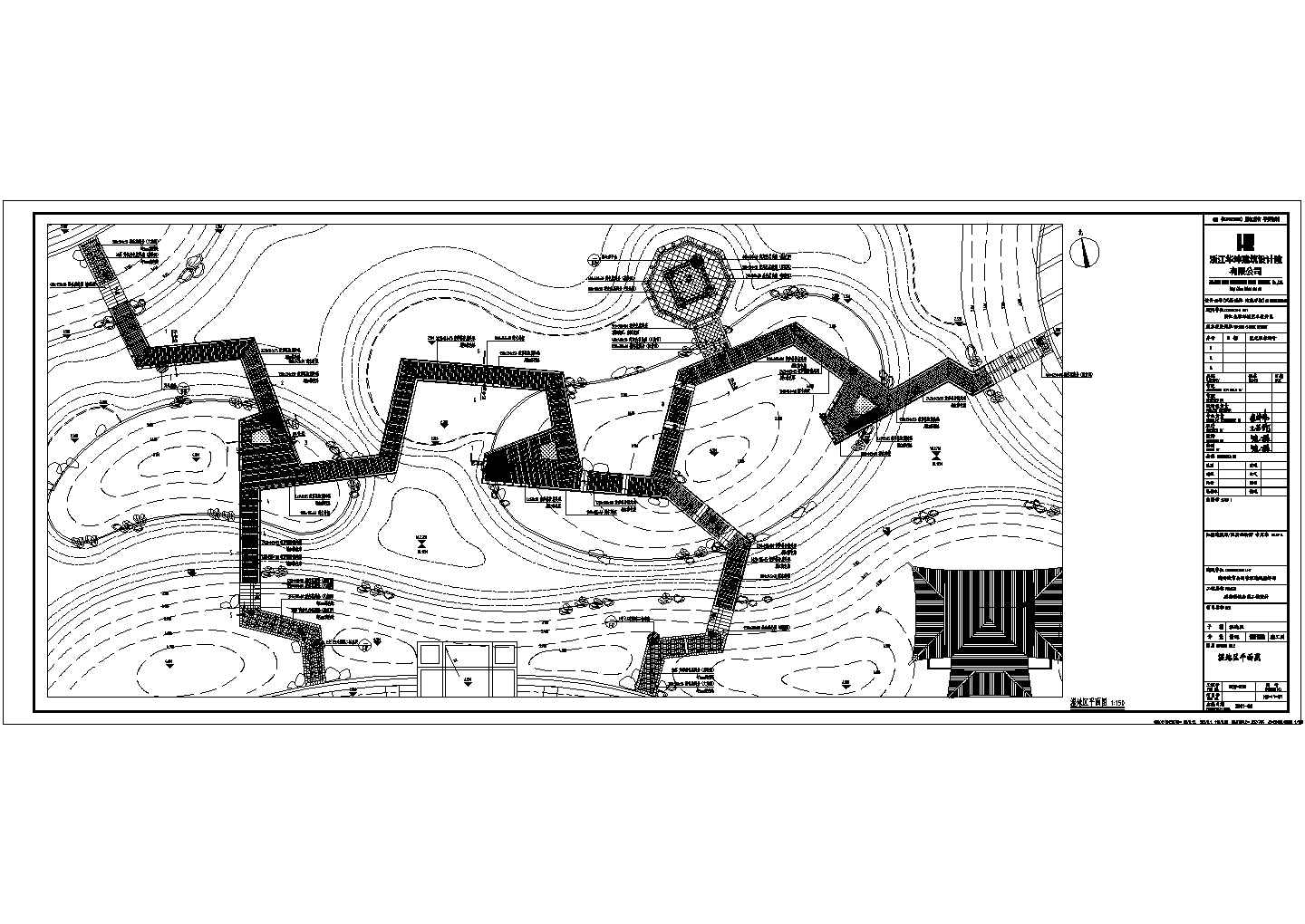 【瑞安市】明镜公园湿地区木栈道设计图