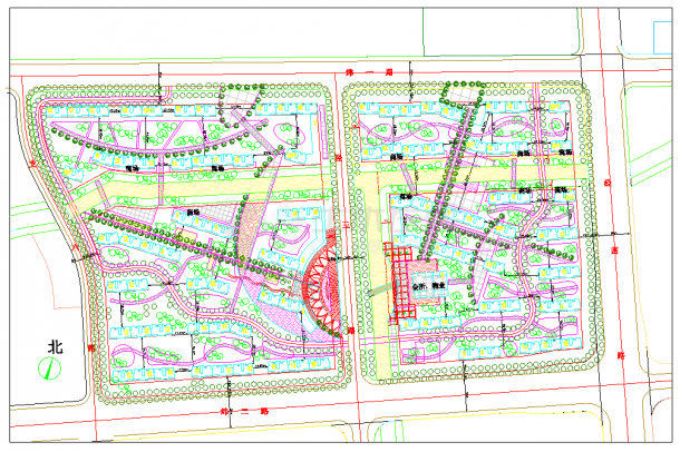【长治】某住宅小区规划方案设计图纸-图一