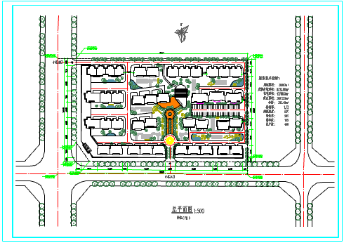 某住宅小区总平面建筑设计规划详图_图1