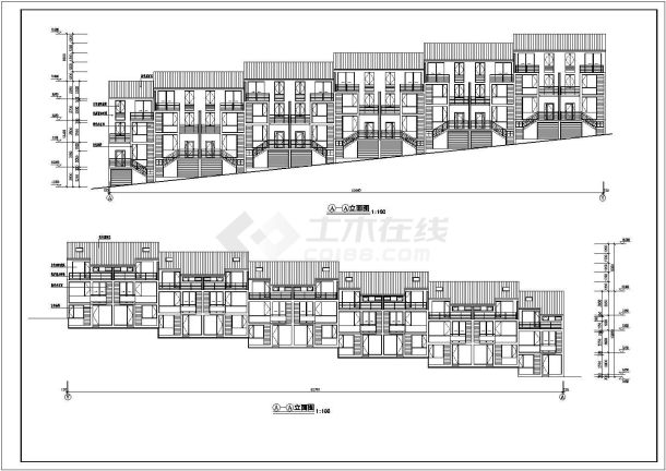 某地区多层住宅建筑施工图（共4张）-图一