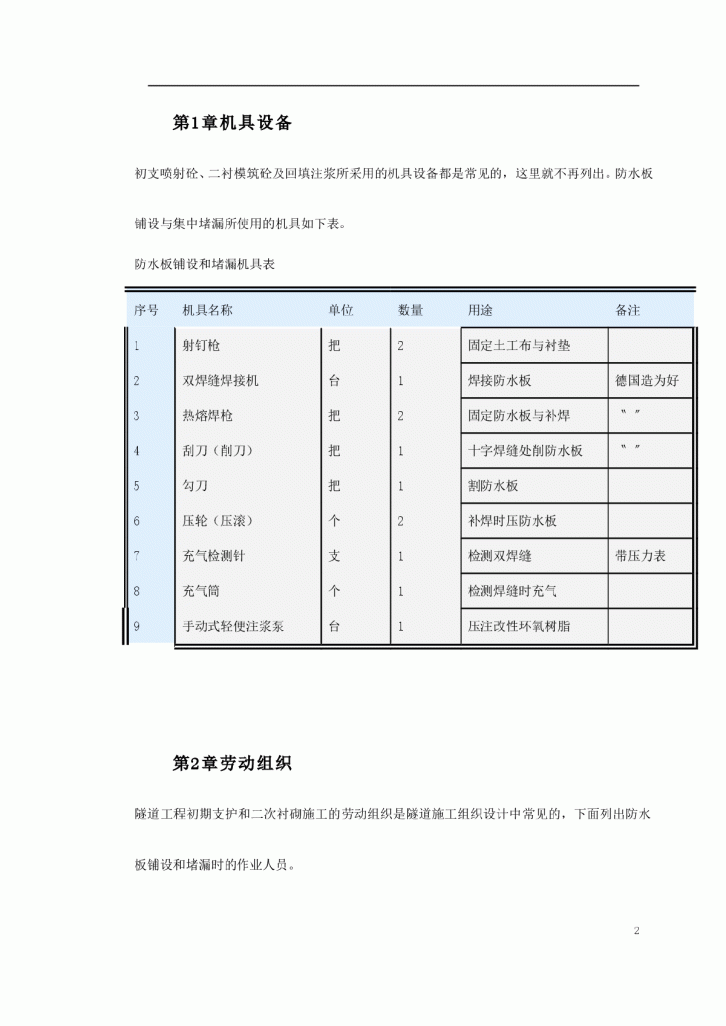 某人行隧道防水工程施工工法-图二