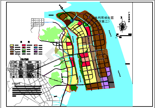 某地新城区总体详细建筑规划设计图纸-图一