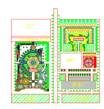 某地小型园林详细建筑规划设计图纸_图1