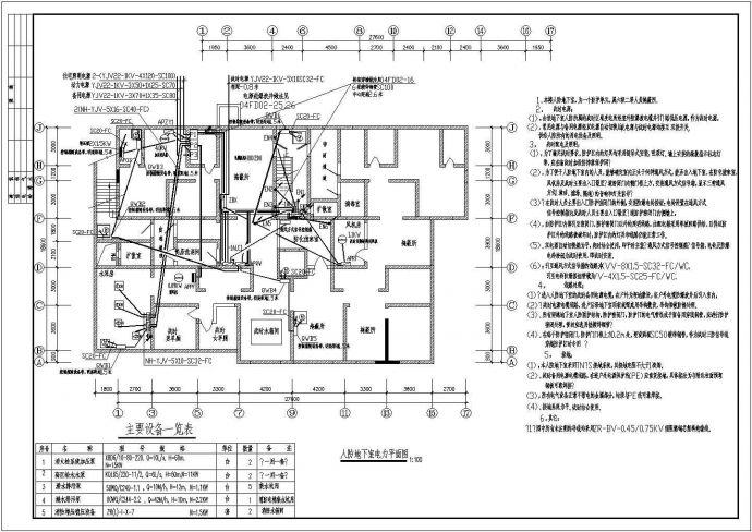 【山东】某地12层点式住宅电气设计图_图1