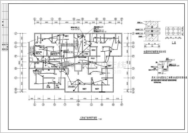 【山东】某地12层点式住宅电气设计图-图二