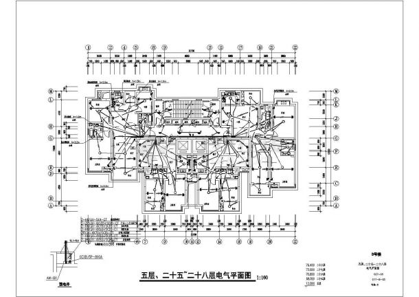 【重庆】某高层住宅楼全套电气施工图-图二