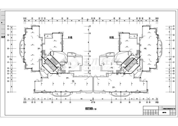 【重庆】某集资建房二期工程给排水设计图-图一