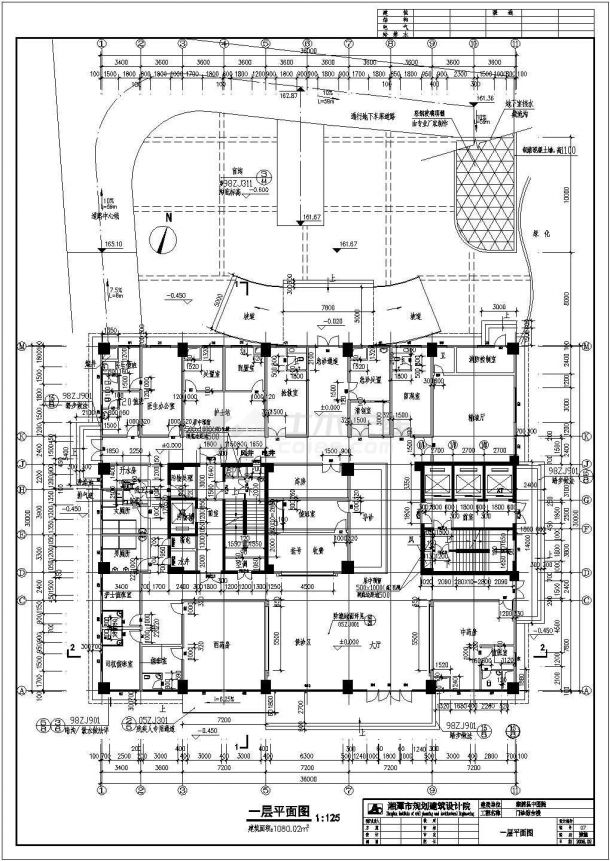 某医院十四层门诊综合楼全套建筑设计图纸-图一