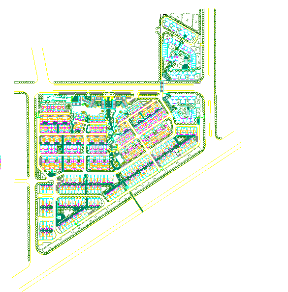 深圳某地区万科第五园小区规划设计图纸