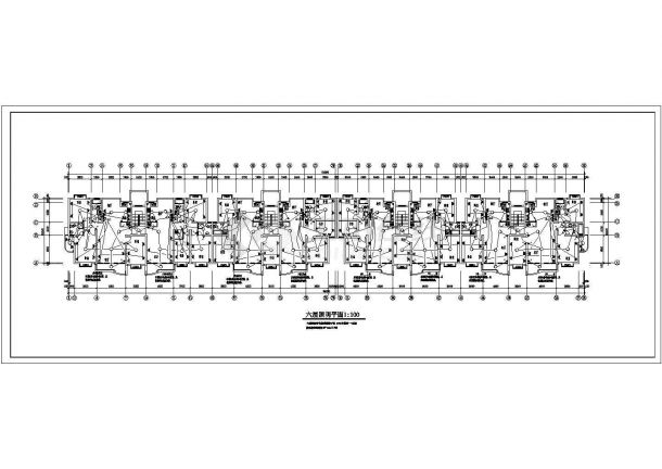某地六层大型住宅区电气设计施工图-图一