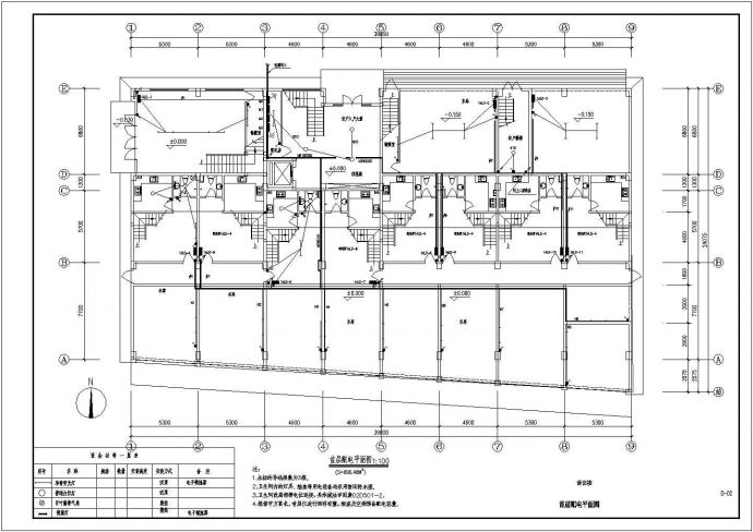 某地8层豪华商住楼电气设计施工图纸_图1