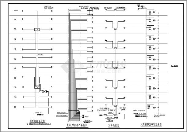 某地11+1层住宅强电设计施工图纸-图二