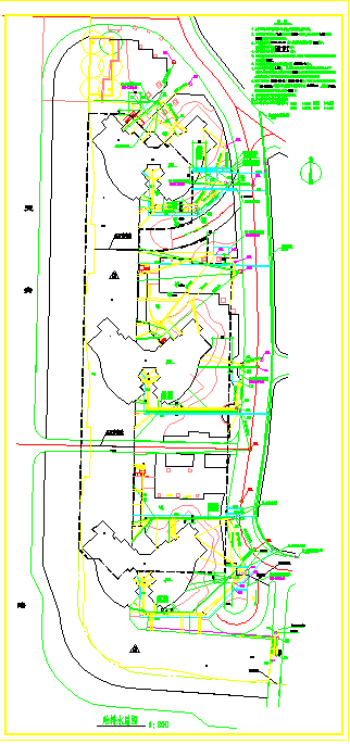 【浙江省】某户外给排水设计总图纸
