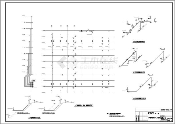 某城市C户型塔楼给排水系统设计图纸-图一