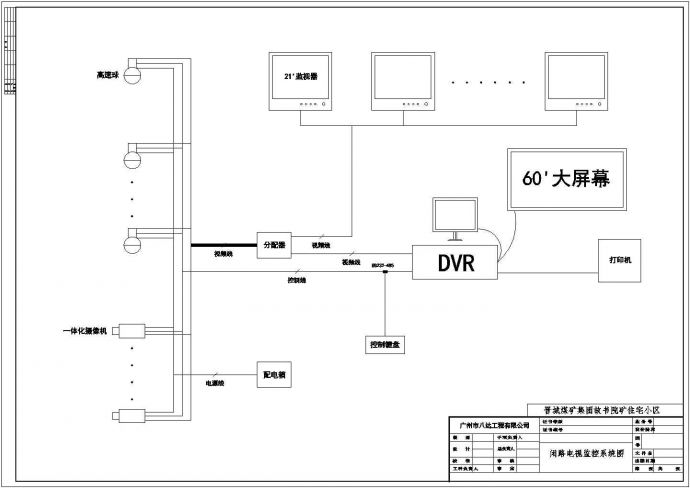 【晋城市】某住宅小区安全防范电气施工图_图1