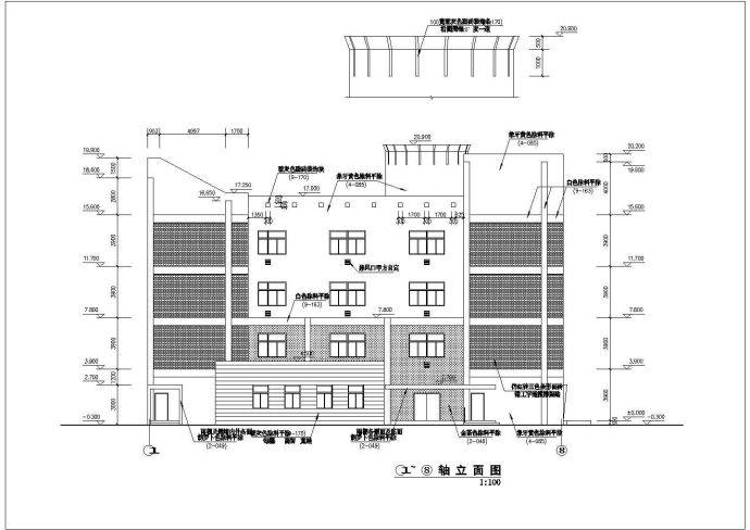 南方某地玻璃钢厂厂房施工图（全套）_图1