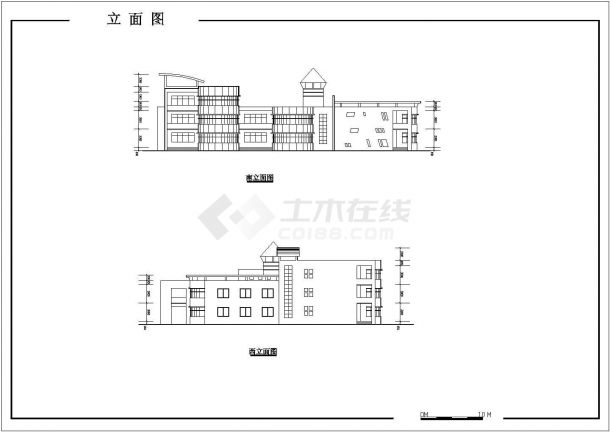 【贵港市】某地区幼儿园建筑设计方案图（共7张）-图二