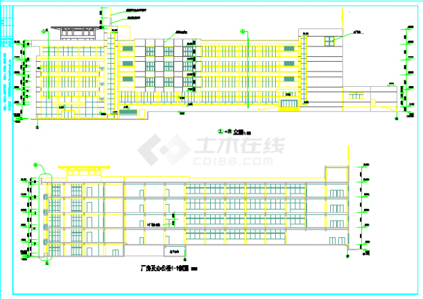 某地区嘉士达制衣厂建筑施工图（共12张）-图二