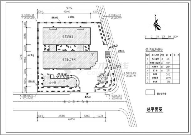 华盛紫菜加工厂方案设计图（含设计说明）-图一