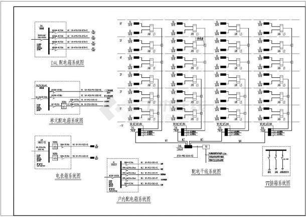【陕西省】多层住宅电气设计施工图纸-图一