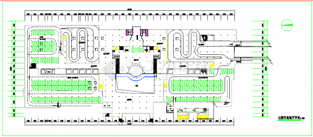 某地区大型火车站详细规划平面图纸-图一