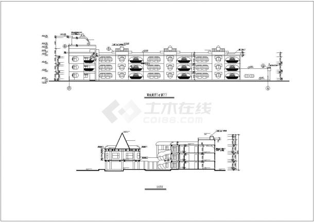 【江苏省】某地幼儿园教育建筑设计图-图二