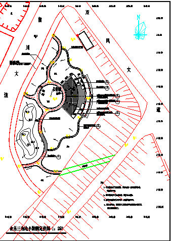 某地区某新农村小广场规划设计施工图_图1