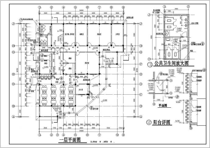 【深圳】某甲级卫院全套建筑结构图_图1