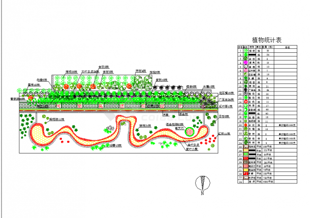 某地高速公路站区施工设计图（共1张）-图一