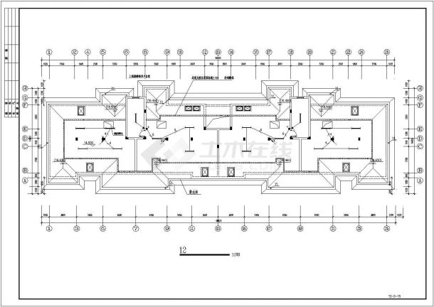 【杭州】某小区住宅楼电气设计施工图-图一