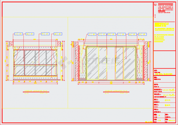 极简中式风格别墅CAD平面布置参考图-图二