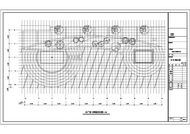 某地区阳光广场景观设计规划方案图-图一