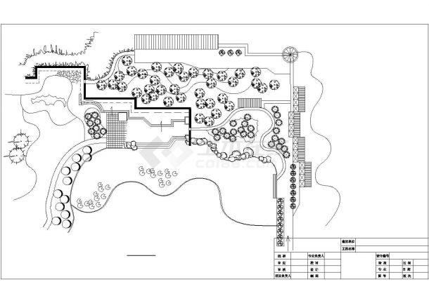 某小型公园平面设计规划图（共3张）-图二