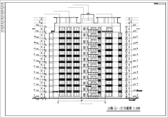 【上海】某高档花园全套建筑施工图_图1