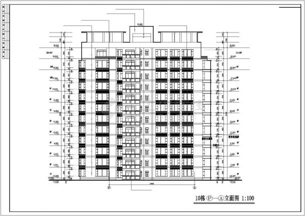 【上海】某高档花园全套建筑施工图-图二