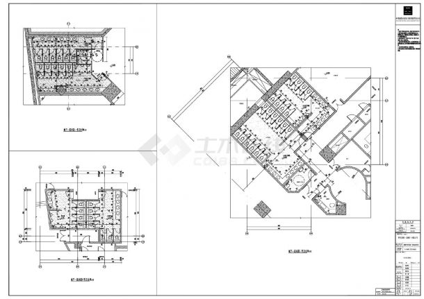 某国际大厦地下室卫生间大样图-图二