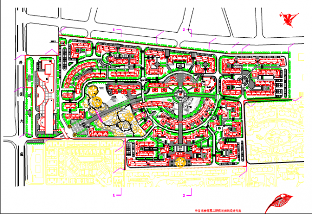 某地大型小区建筑规划设计方案详图-图一