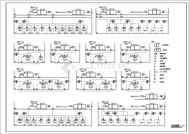 某医院手术室空调通风系统施工详图-图二