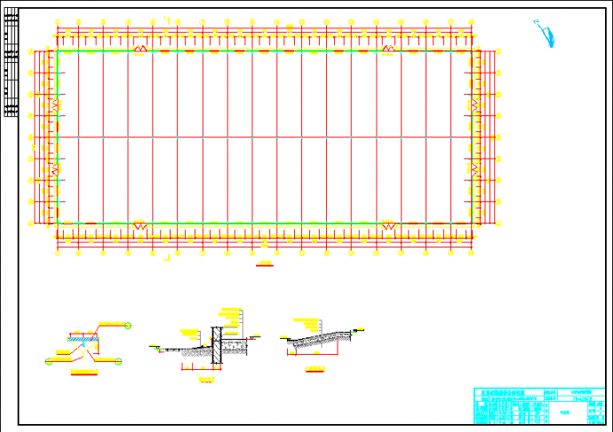 某单层钢结构生产车间建筑施工图_图1