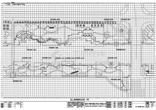 某沿河岸环境景观工程设计施工图（全集）-图一