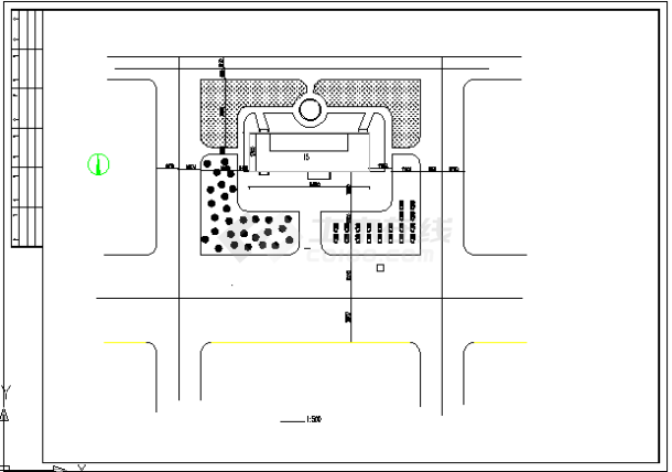 某地区小型高层商务办公楼建筑设计（共6张）-图二