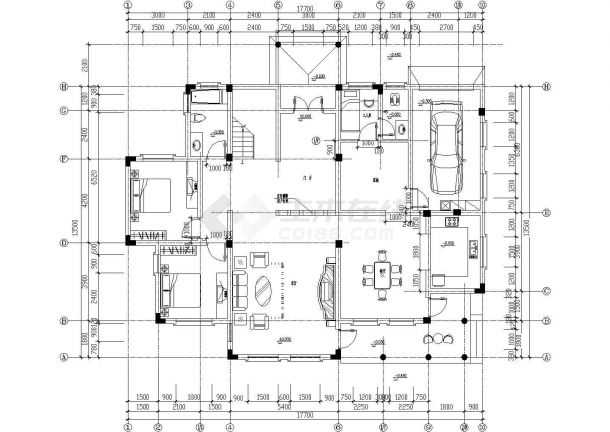 整套欧式别墅装修设计图（共19张）-图二