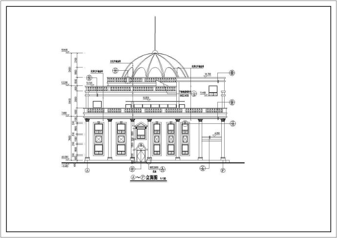 某市多层行政办公楼暖通空调设计图_图1