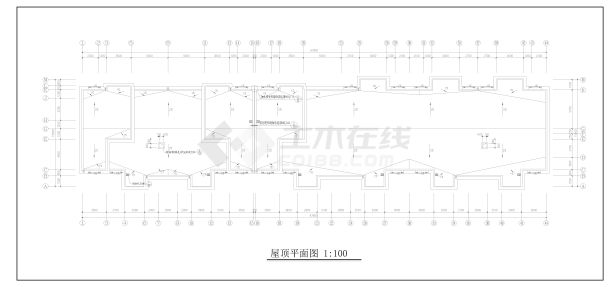 CAD图纸设计某多层住宅建筑图-图一