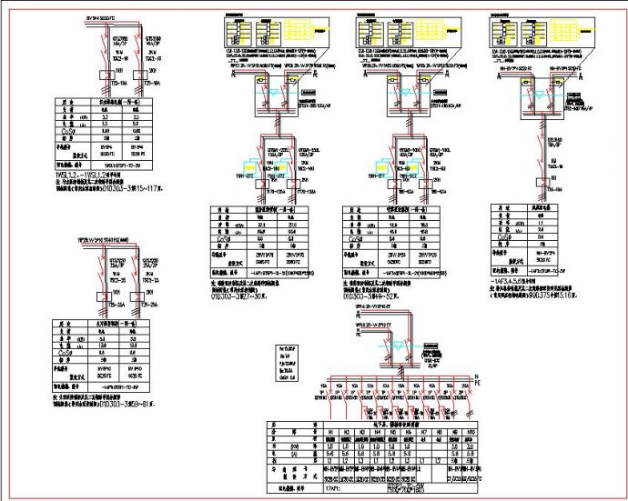 某地小型配电箱标准接线详细建筑设计图_图1