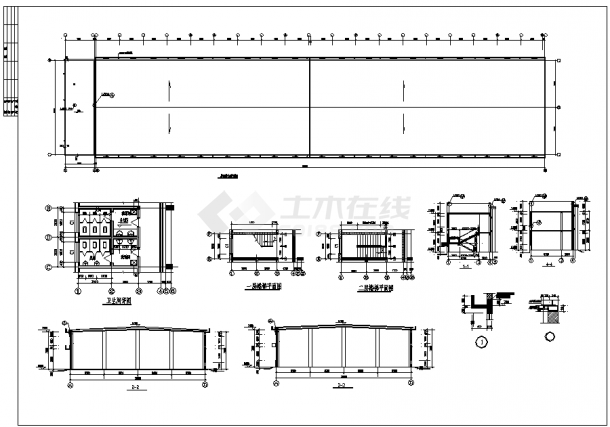 某钢结构厂房建筑图纸（含设计说明）-图二