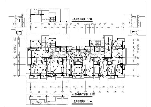 某市18层高层住宅楼电气设计施工图纸-图一