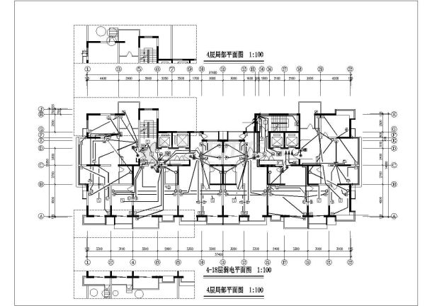 某市18层高层住宅楼电气设计施工图纸-图二