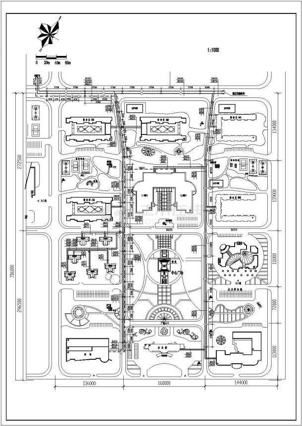 某工业园区供热外网布置设计施工图-图一